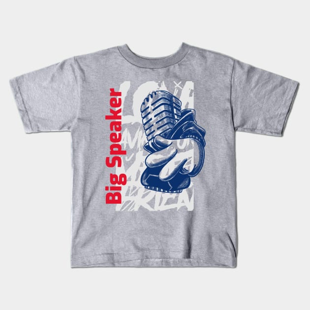 Big Speaker Kids T-Shirt by By Staks